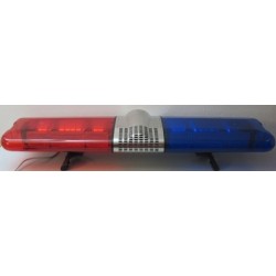 Pachet Rampa luminoasa girofar cu rotoare + Sirena + Difuzor 100W